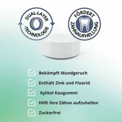 New boost Eucalyptus white Kaugummi, 10 St Zahnpflegekaugummi|Mundpflege
