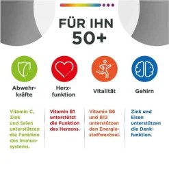 Outlet für Ihn 50 + Capletten, 30 St Multivitamine|Männergesundheit