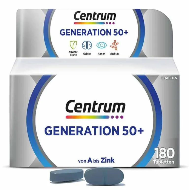 Outlet Generation 50 + Tabletten, 180 St Multivitamine