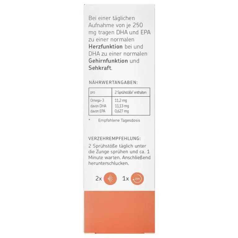 Outlet Omega-3 Algenöl DHA + EPA vegan Spray, 30 ml Algenöl