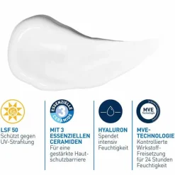 Hot feuchtigkeitsspendende Gesichtscreme SPF 50, 52 ml Lsf 50+|Gesicht