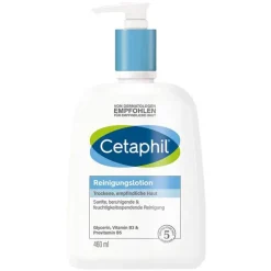 Cetaphil Reinigungslotion für trockene, empfindliche Haut, 460 ml