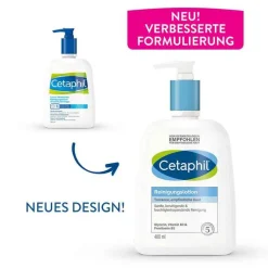 Cetaphil Reinigungslotion für trockene, empfindliche Haut, 460 ml