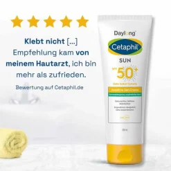 Outlet Sun sensitive Gel-Creme SPF 50 + Sonnenschutz, 200 ml Lsf 50+
