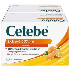 Clearance Cetebe Extra-C 600 mg Kautabletten, 120 St