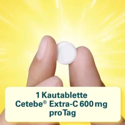 Clearance Cetebe Extra-C 600 mg Kautabletten, 120 St