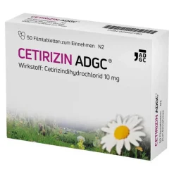 Best ADGC CETIRIZIN Filmtabletten, 50 St