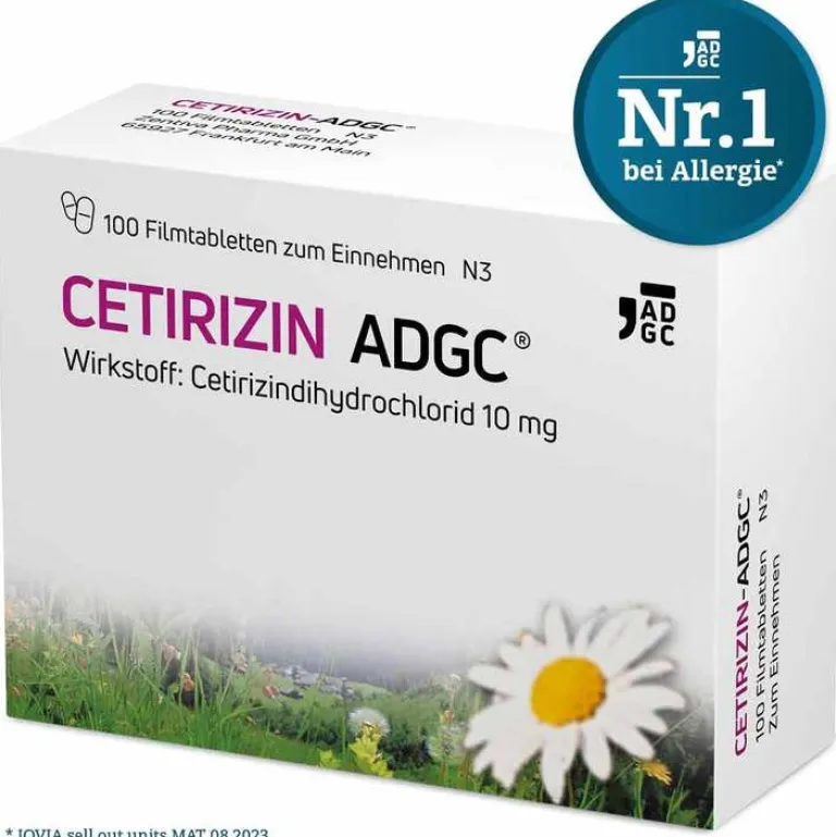 Hot CETIRIZIN Filmtabletten, 100 St Cetirizin|Allergie Tabletten