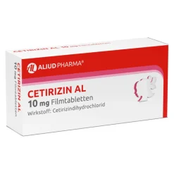 Aliud Pharma CETIRIZIN AL 10 mg Filmtabletten, 20 St
