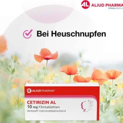 Hot Aliud Pharma CETIRIZIN AL 10 mg Filmtabletten, 50 St