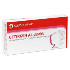 Online Aliud Pharma CETIRIZIN AL direkt Lutschtabletten, 21 St