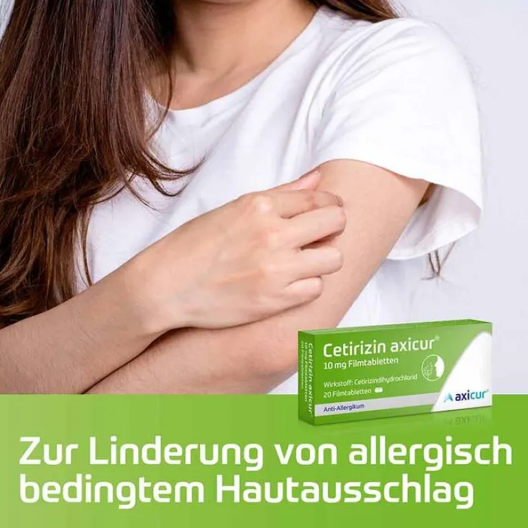 Hot axicur Cetirizin ® 10 mg Filmtabletten, 100 St