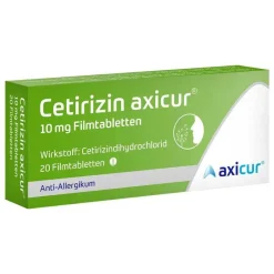 Hot Cetirizin ® 10 mg Filmtabletten, 20 St Cetirizin|Allergie Tabletten