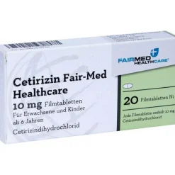 Cetirizin Fair-Med Healthcare 10 mg Filmtabletten, 20 St
