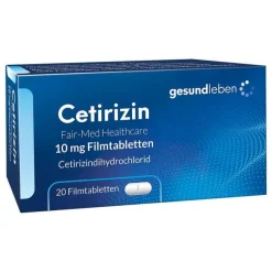 Discount Gesund Leben Cetirizin Fair-Med Healthcare 10 mg Filmtabletten, 50 St