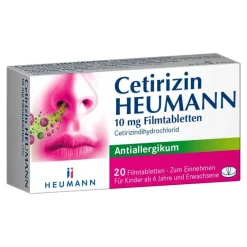 Heumann Cetirizin 10 mg Filmtabletten, 20 St
