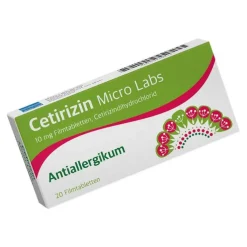 Cetirizin Micro Labs 10 mg Filmtabletten, 20 St