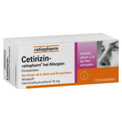 Outlet Ratiopharm Cetirizin bei Allergien, 7 St