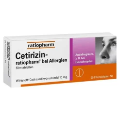 Sale Cetirizin bei Allergien, 20 St Cetirizin|Allergie Tabletten