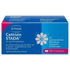 Outlet Cetirizin 10 mg Filmtabletten, 50 St Allergie Medikamente|Cetirizin