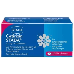 Best Cetirizin 10 mg Filmtabletten, 20 St Allergie Medikamente|Cetirizin