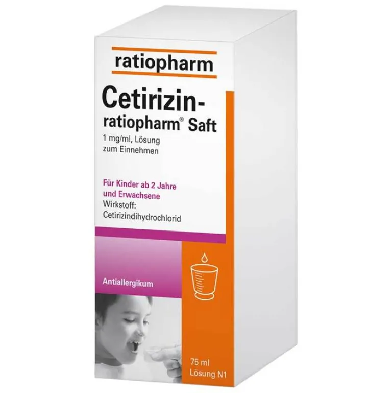 New Cetirizin-® Saft, 75 ml Cetirizin|Allergie Medikamente