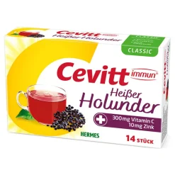 Online immun heißer Holunder classic Granulat, 14 St Zink|Vitamin C (Ascorbinsäure)