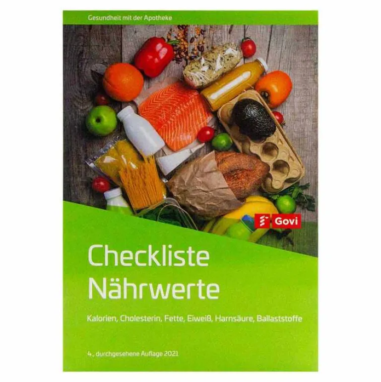 Online Avoxa Checkliste Nährwerte, 1 St