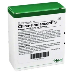 China Homaccord S Ampullen, 10 St