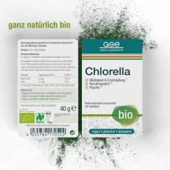 Chlorella 500 mg Bio Naturland Tabletten, 80 St Chlorella|Sonstige Bio Produkte