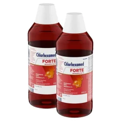 Sale FORTE alkoholfrei 0,2 % Mundspülung, antibakteriell, 2x600 ml Zahnfleischentzündung Medikamente|Prophylaxe