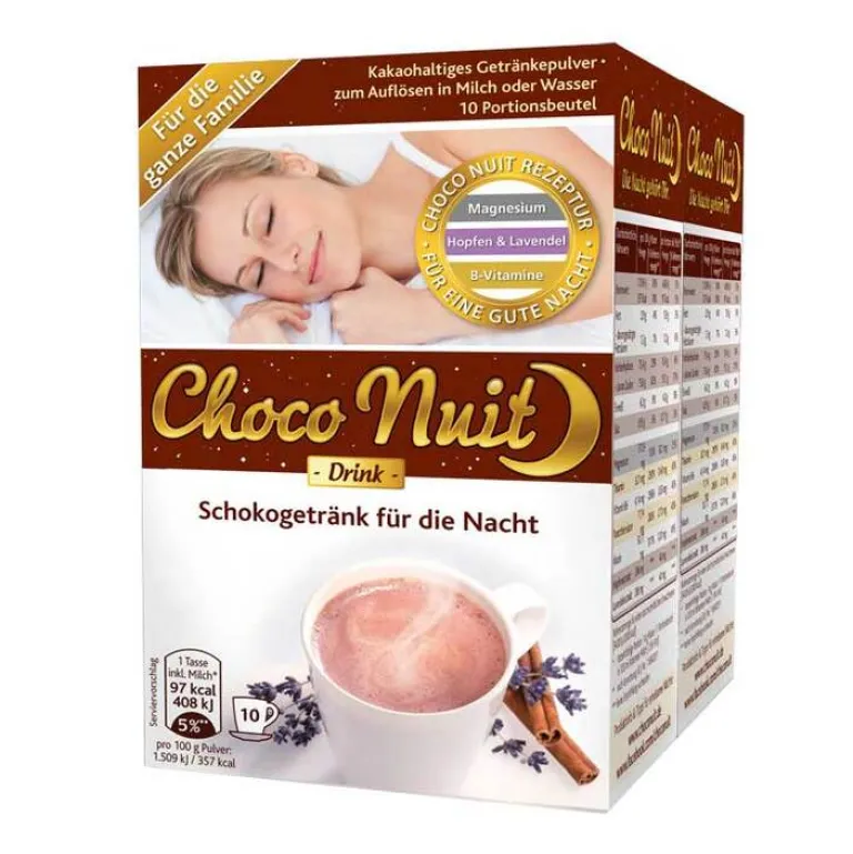 Discount Choco Nuit Gute-Nacht-Schokogetränk Pulver, 20 St