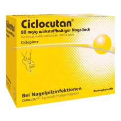 Best Ciclocutan 80 mg / g wirkstoffhaltiger Nagellack, 3 g