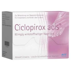 Ciclopirox acis 80 mg / g wirkstoffhalt.Nagellack, 6 g