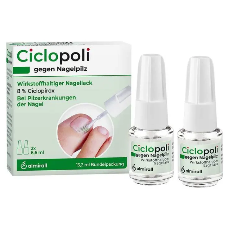 Ciclopoli gegen Nagelpilz , 2X6.6 ml
