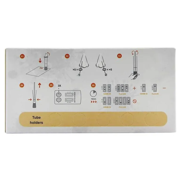 Sale 3 in 1 Selbsttest Covid-19 Antigen & Influe, 5 St Corona Schnelltest