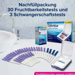 Discount Clearblue Fertilitätsmonitor Teststäbchen 30 + 3, 33 St