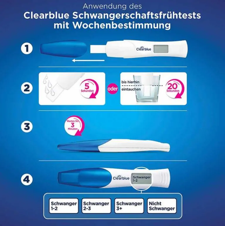 Clearblue Schwangerschaftstest Kombipack Urin, 2 St