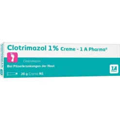 Clotrimazol 1% Creme 1A Phar, 20 g Hautpilz Creme