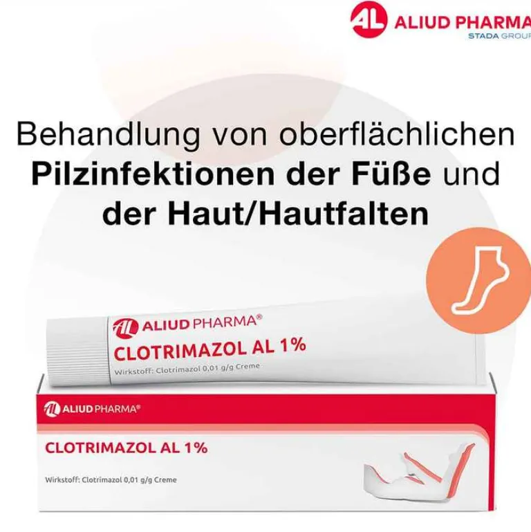 New CLOTRIMAZOL AL 1% Creme, 20 g Hautpilz Creme|Fußpilz Creme