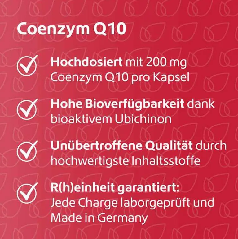Outlet Coenzym Q10 200 mg vegan Kapseln, 120 St Coenzym Q10