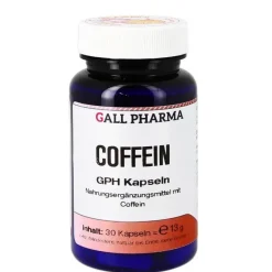 Coffein GPH Kapseln, 30 St Hirnleistung & Nerven