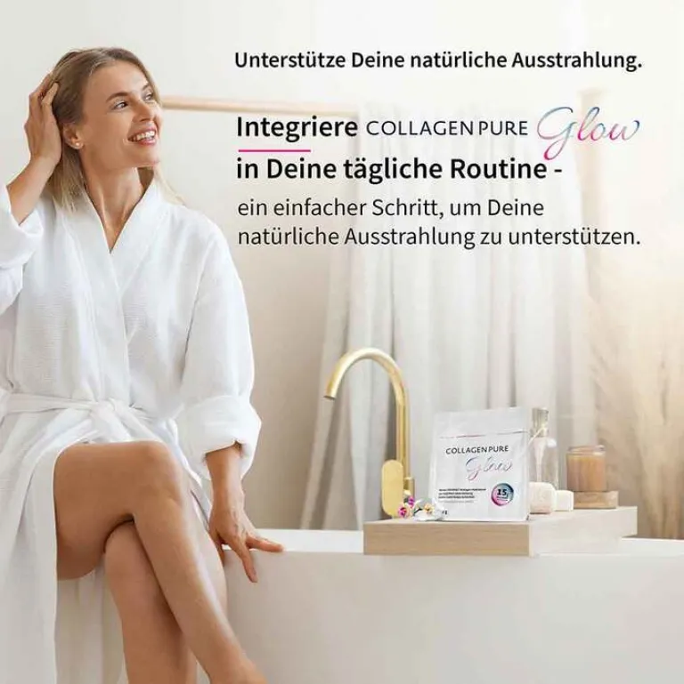 Outlet Collagen Pure Glow 100% reines Kollagen Pulver, 500 g