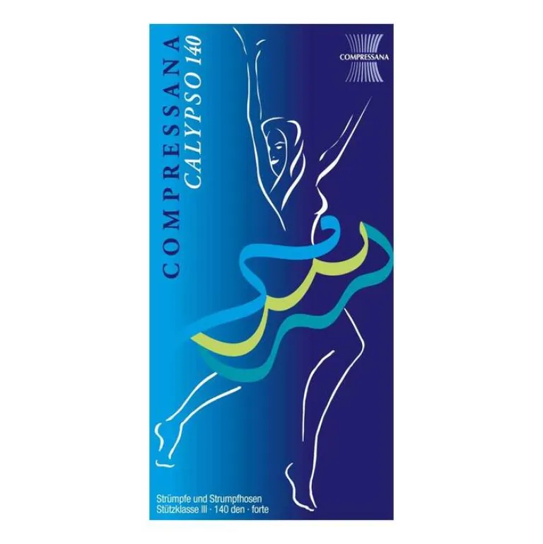 Calypso 140den Kniestrümpfe make-up Größe 3, 2 St Stütz- Und Reisestrümpfe