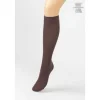 Hot Compressana Microcotton Kniestrümpfe BW Größe 4 schoko, 2 St Stütz- Und Reisestrümpfe