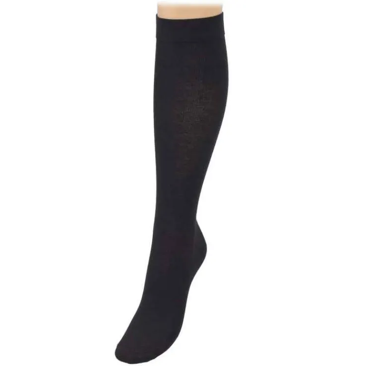 Compressana Twist Kniestrümpfe 44-46 schwarz, 2 St