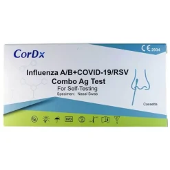 Influenza A / B + Covid-19 / RSV Combo Ag Laie Kombi Nasentest, 1 St Corona Schnelltest