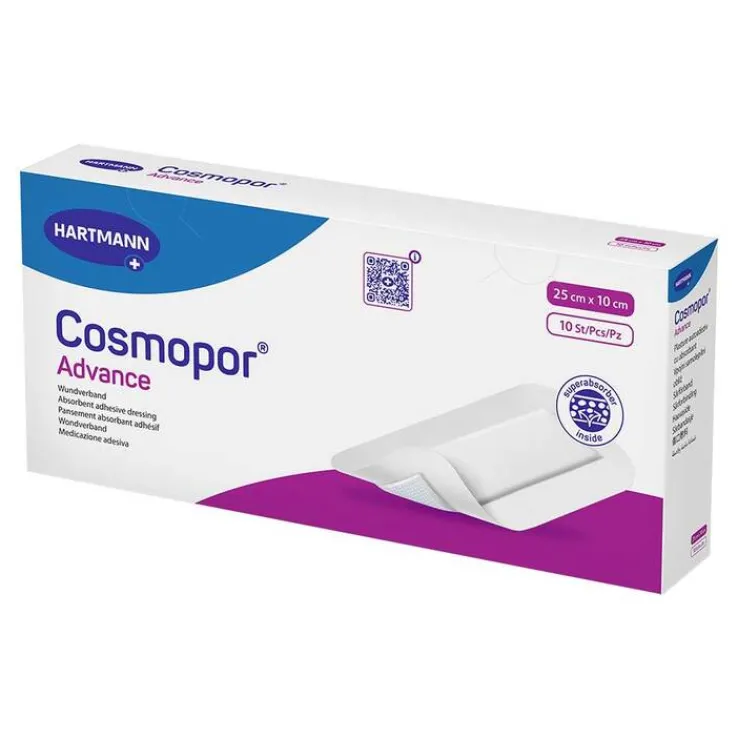 Cosmopor Advance 10x25 cm, 10 St