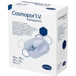 Online Cosmopor ® I.V. transparent Fixierverband 10x12 cm steril, 50 St