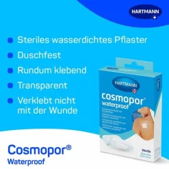 New Cosmopor ® waterproof 7,2 cm x 5 cm steril, 5 St